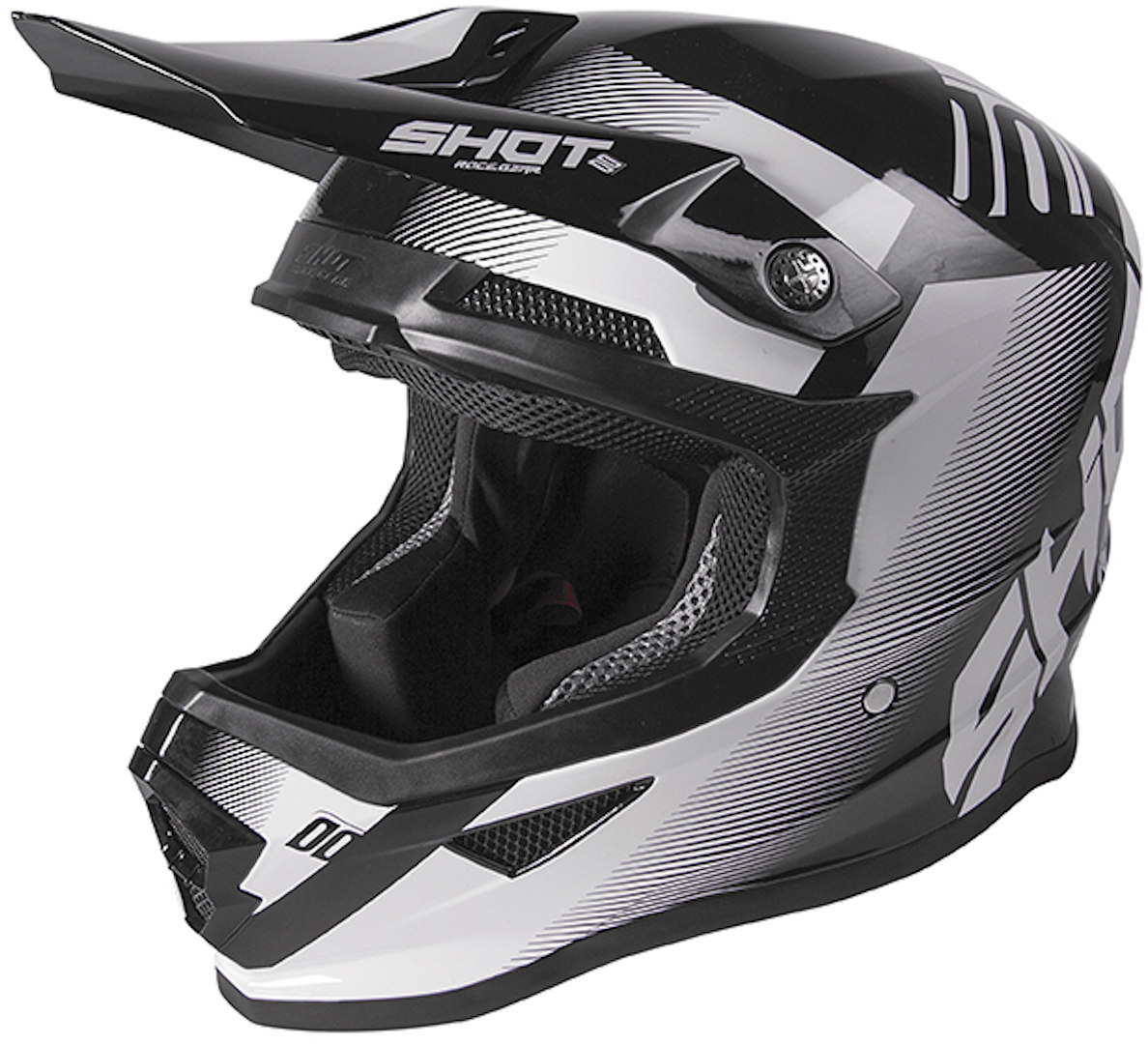 Shot Furious Trust Motocross Helmet, black-white, Size XL, black-white, Size XL