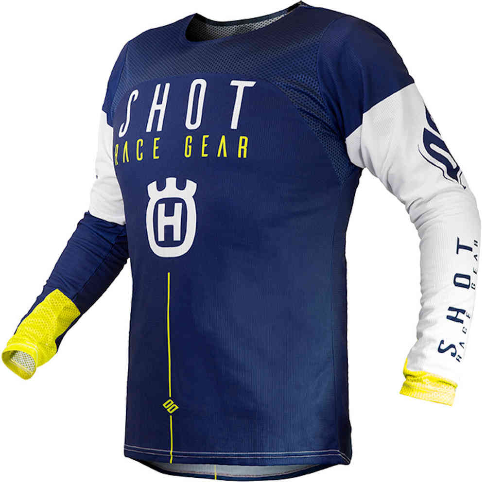 Shot Aerolite Husqvarna Race Motocross Jersey