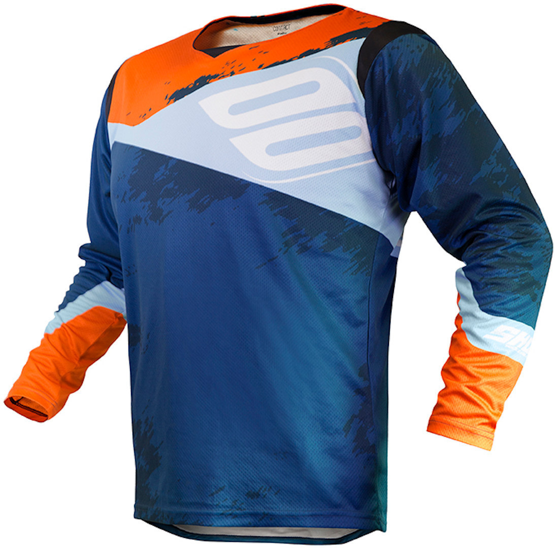 Shot Contact Shadow Motocross Jersey, blue-orange, Size M, blue-orange, Size M