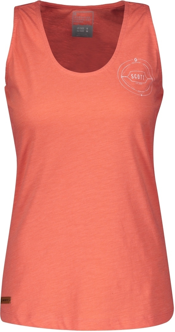 Scott 10 casual Slub W/O SL Ladies Tank Top, pink, Size L for Women, pink, Size L for Women