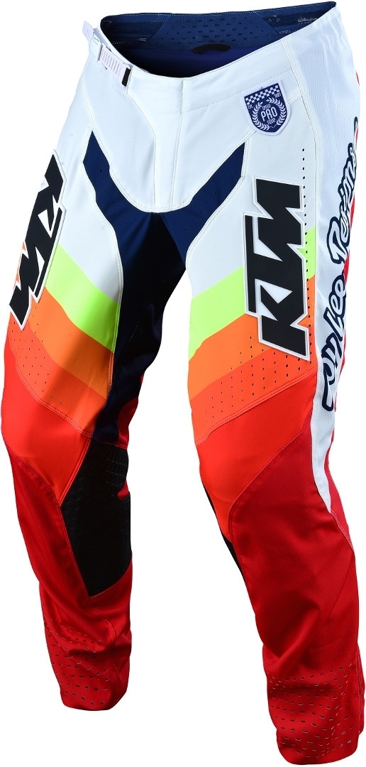 Troy Lee Designs SE Pro KTM Mirage Motocross Pants, white-red-blue, Size 30, white-red-blue, Size 30