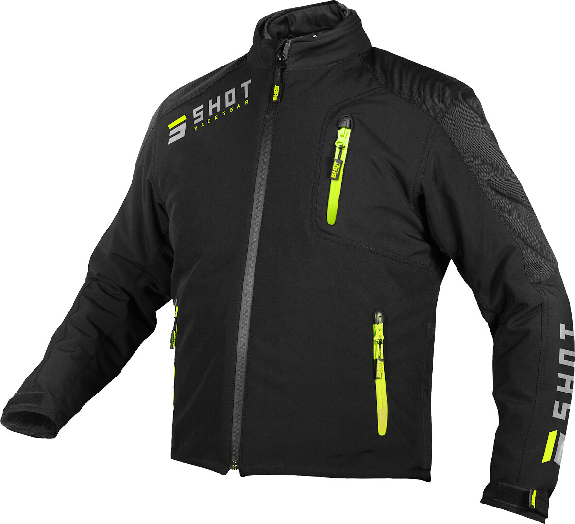 Shot Climatic Motocross Jacket, black-yellow, Size S, black-yellow, Size S