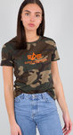 Alpha Industries New Camo Basic レディースTシャツ