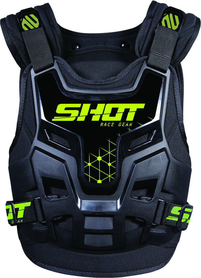 Shot Fighter Protektorenweste, schwarz-gelb, schwarz-gelb