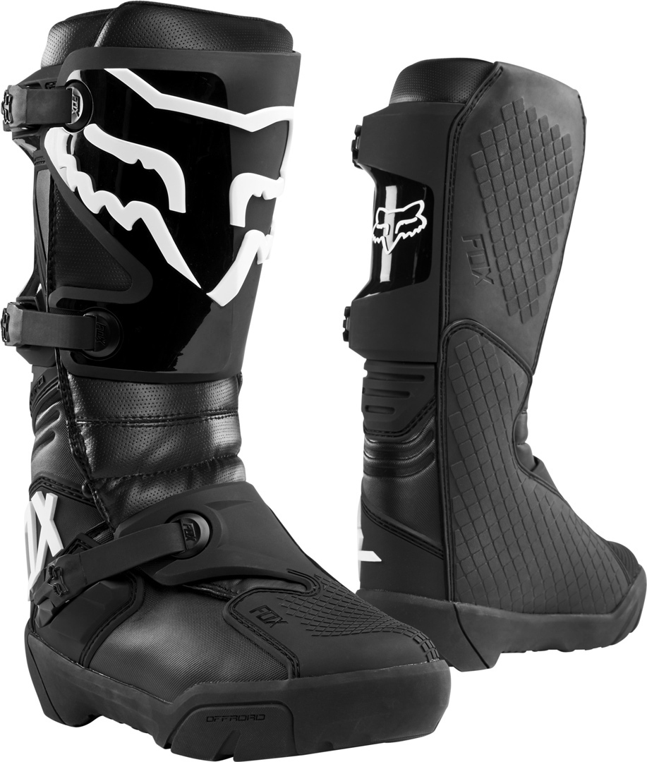 FOX Comp X Motocross Stiefel, schwarz, Größe 47 48, schwarz, Größe 47 48
