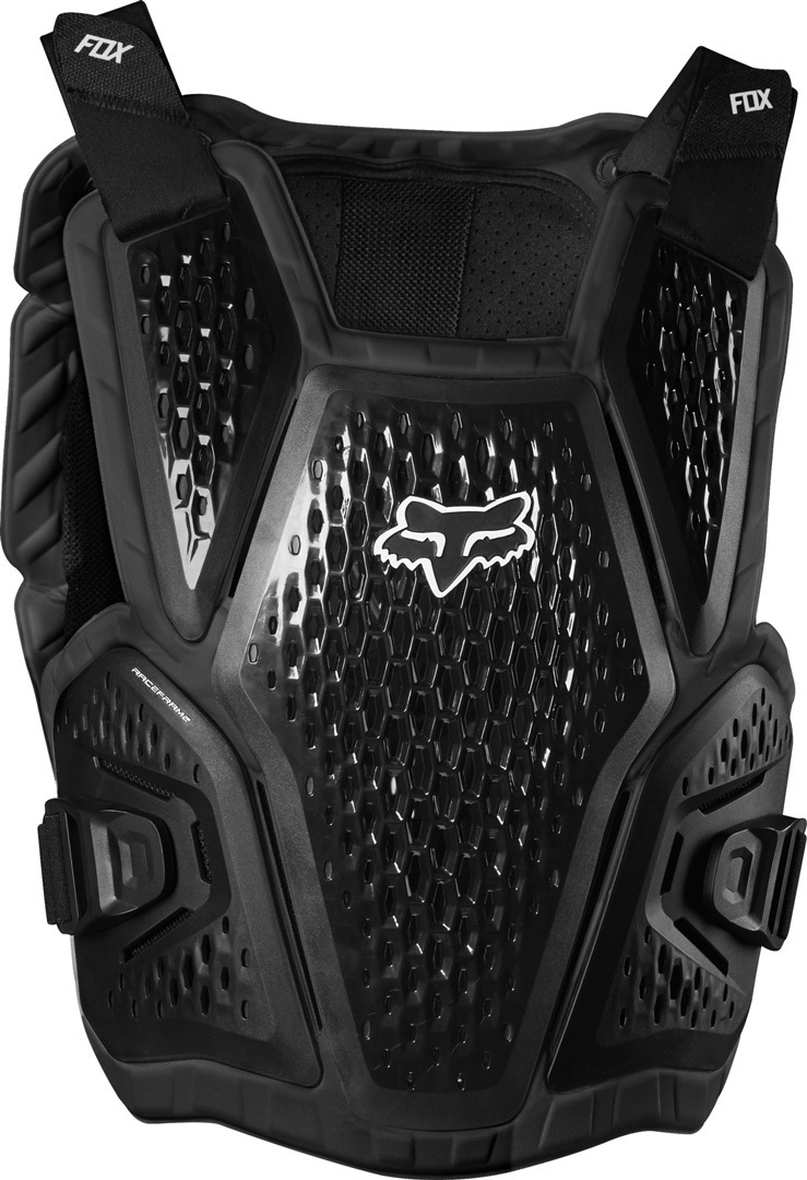 Image of FOX Raceframe Impact Protettore del forziere Motocross, nero, dimensione L XL