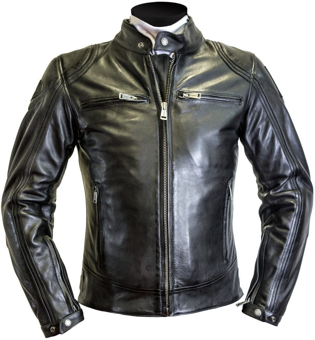 Helstons Modelo Motorcycle Leather Jacket, black, Size 3XL, black, Size 3XL