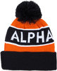 Alpha Industries Block Bobble Beanie