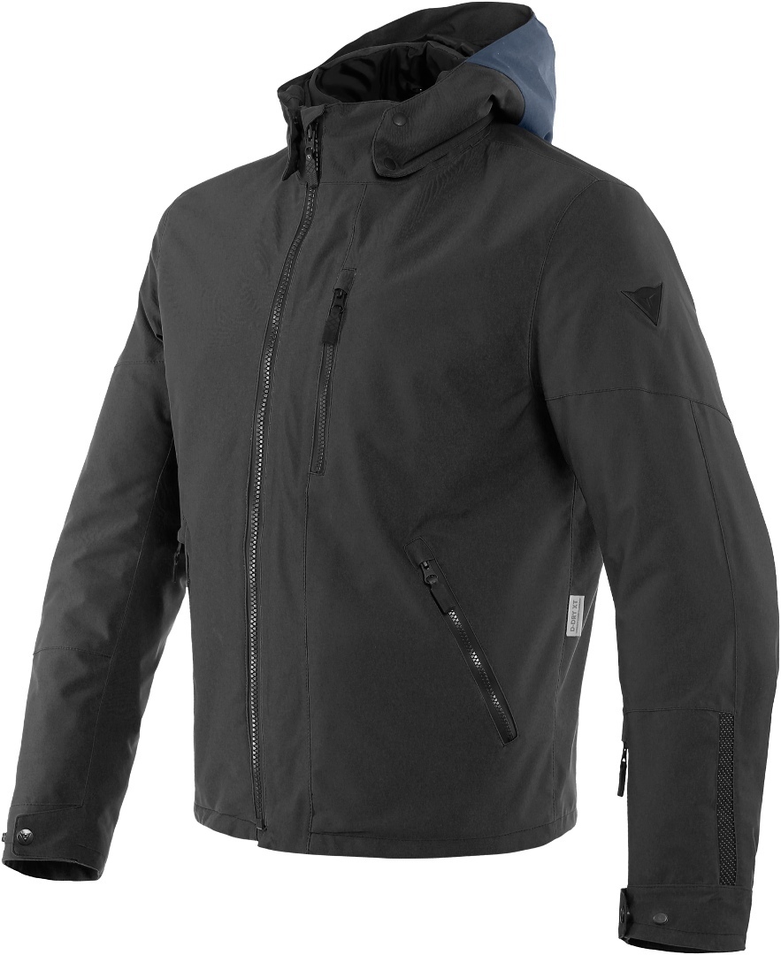 Dainese Mayfair D-Dry Motorcykel textil jacka, svart-grå, storlek 48