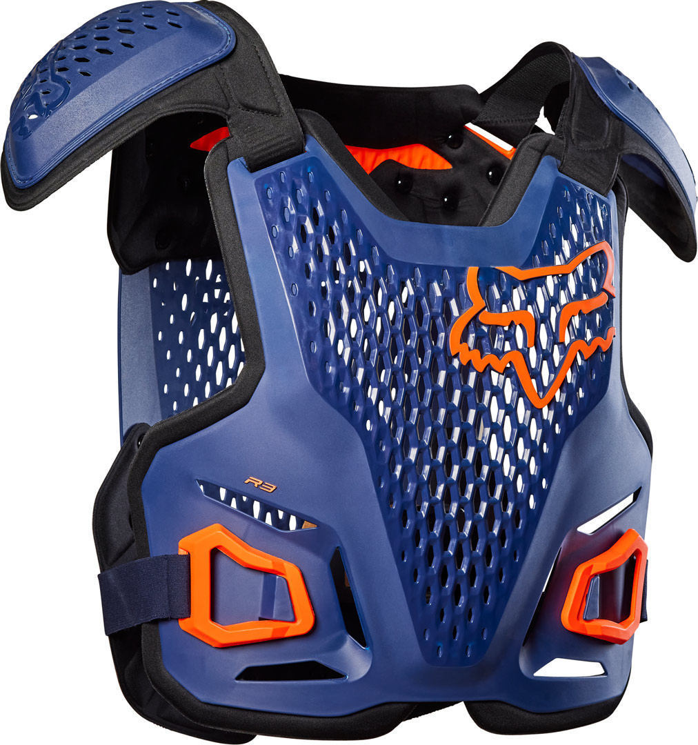 FOX R3 Protector Vest, blue, Size L XL, blue, Size L XL