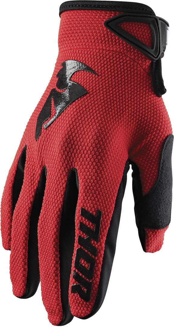Thor Sector Motorcross handschoenen, rood, afmeting M