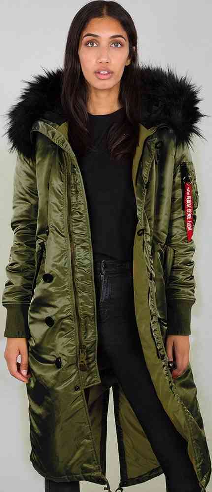 Alpha Industries Long Fishtail Дамы Куртка