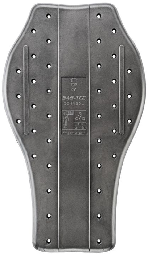 SAS-TEC SC-1/15 XL Back Protector, black, black, Size One Size