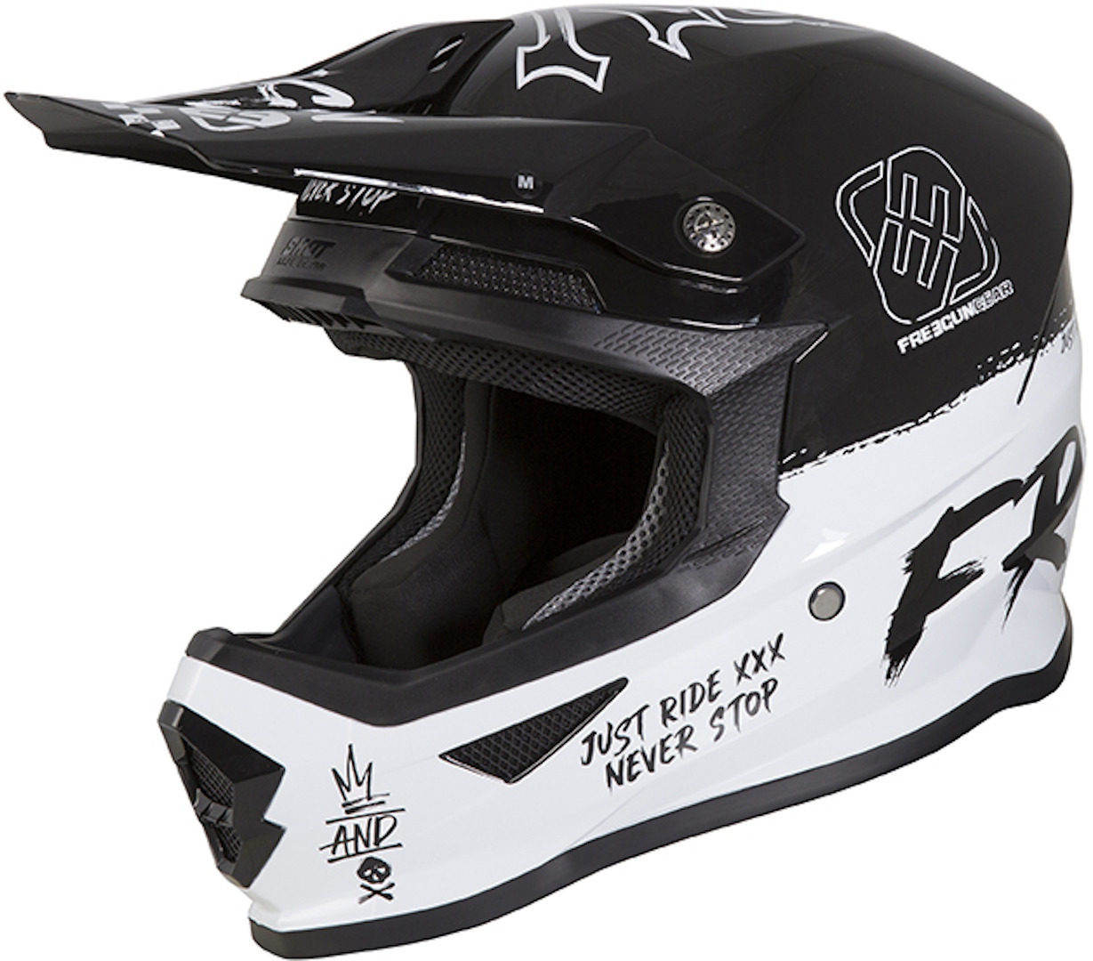 Freegun XP4 Speed Motocross Helmet, black, Size XS, black, Size XS