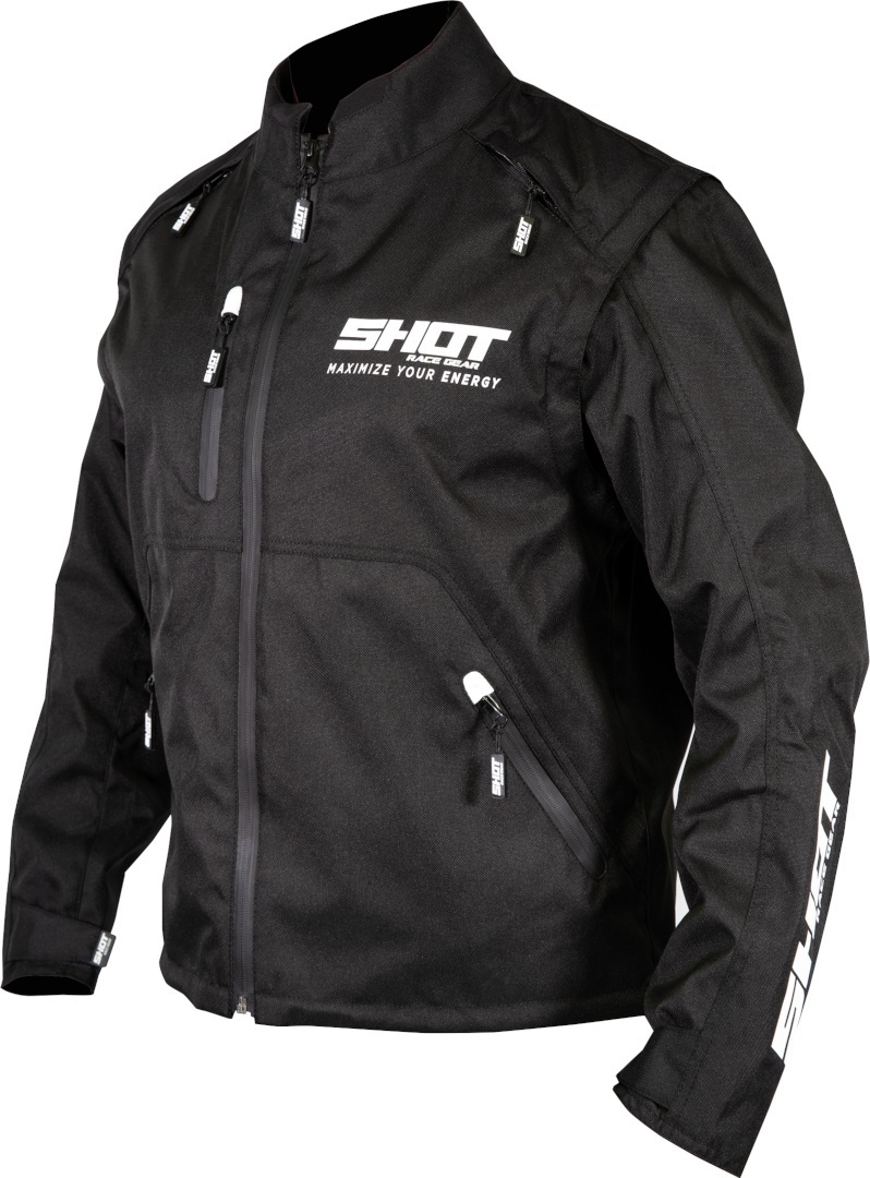 Shot Contact Assault Motocross Jacket, black-white, Size M, black-white, Size M