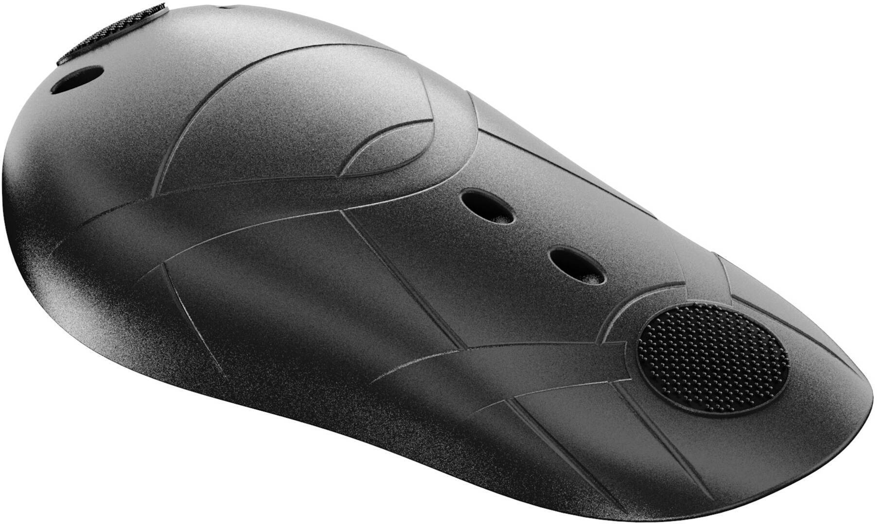 SAS-TEC SCL-1 Shoulder/Elbow Protectors with hook and loop fastener, black, black, Size One Size