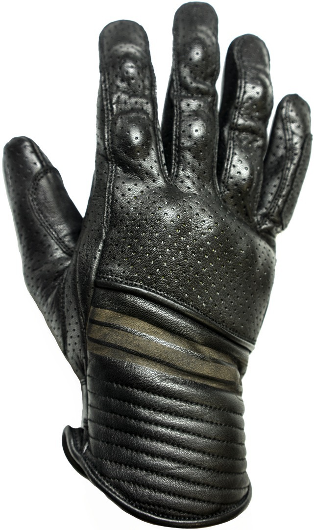Helstons Corporate perforated Summer Motorcycle Gloves, black, Size 4XL, black, Size 4XL
