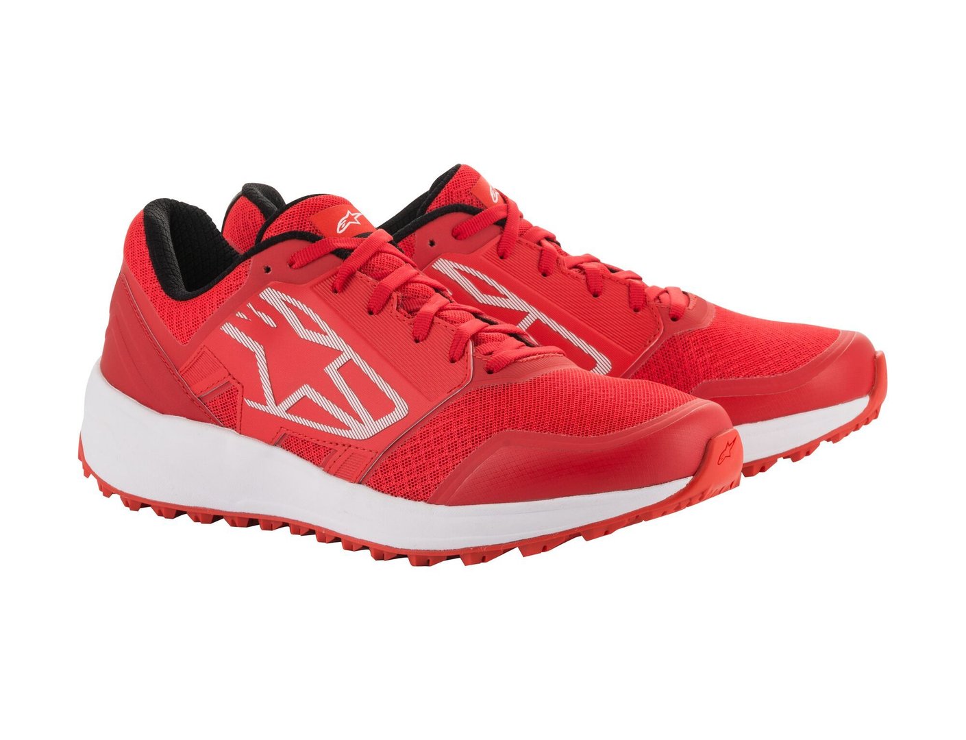 Alpinestars Meta Trail Motorradschuhe, weiss-rot, Größe 47 48, weiss-rot, Größe 47 48