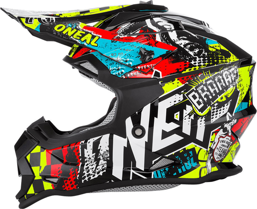 Oneal 2Series Wild Jeugd Motorcross Helm, veelkleurig, afmeting M