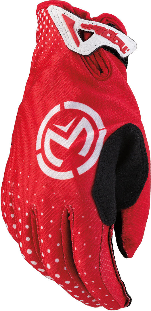 Moose Racing SX1 S20 Short Motocross Handschuhe, schwarz-rot, Größe 2XL, schwarz-rot, Größe 2XL