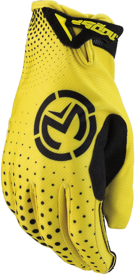 Moose Racing SX1 S20 Short Motorcross handschoenen, zwart-geel, afmeting S