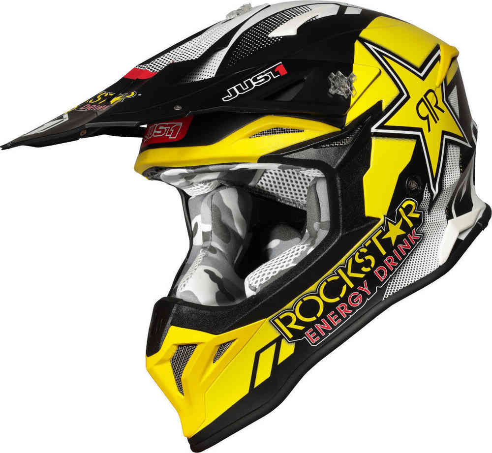 Just1 J39 Rockstar Motocross Helm