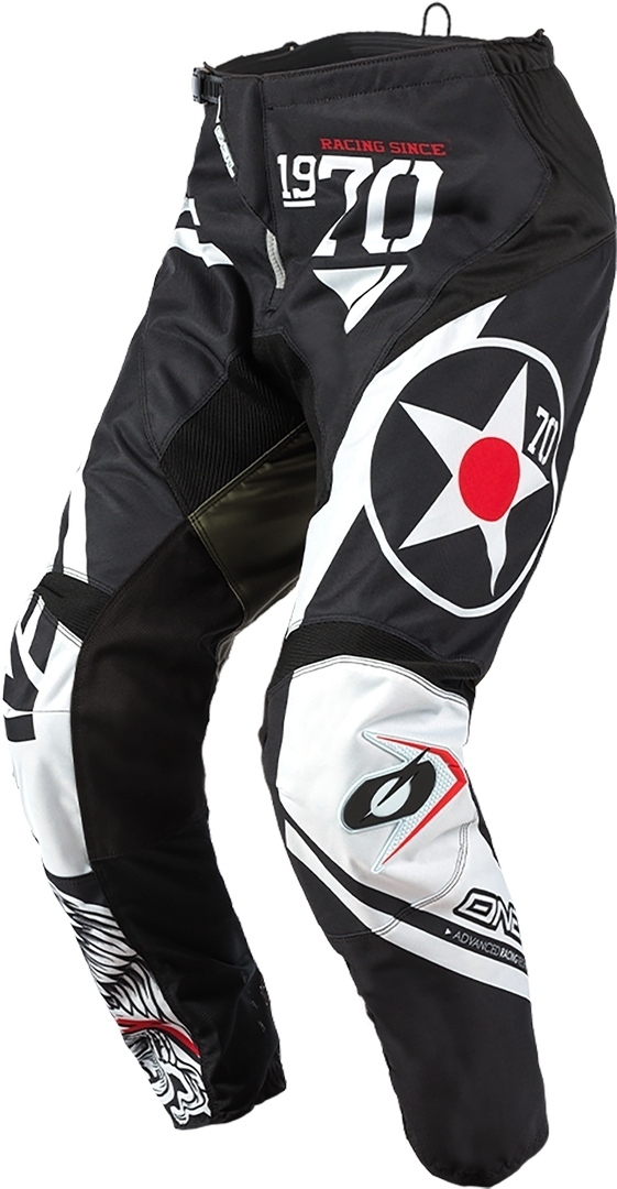 Oneal Element Warhawk, black-white-green, Size 28, black-white-green, Size 28