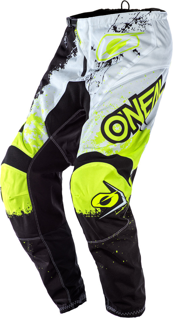 Oneal Element Impact Motocross Pants, black-yellow, Size 30, black-yellow, Size 30