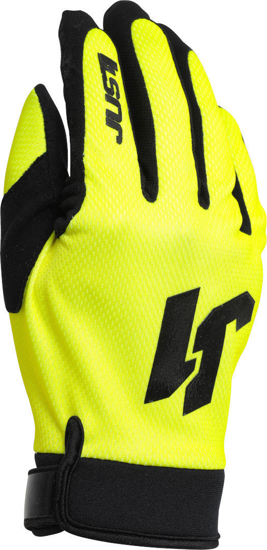 Just1 J-Flex Youth Motocross Gloves, yellow, Size S, yellow, Size S