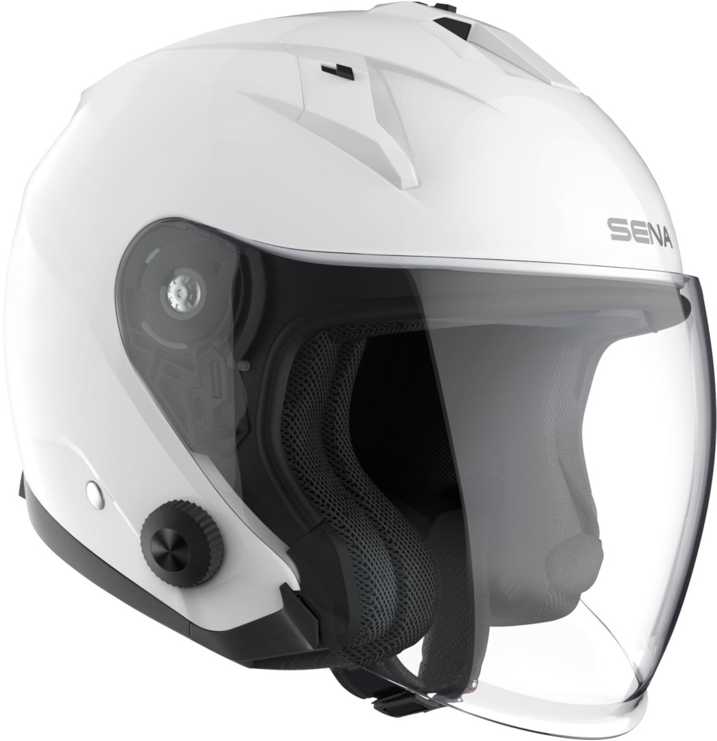 Sena Econo Bluetooth Jet Helmet, white, Size M, white, Size M