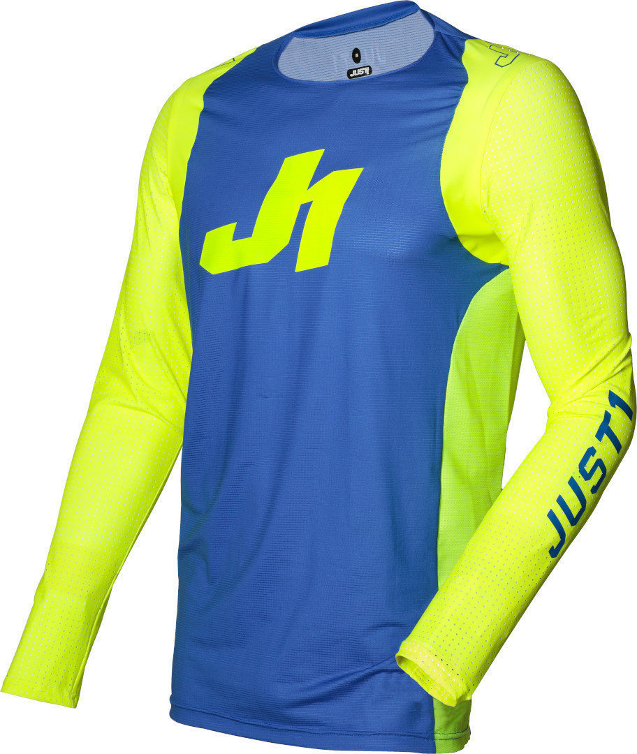 Just1 J-Flex Мотокросс Джерси Желтый/Синий XXL 