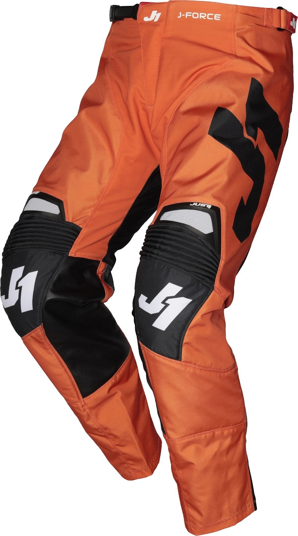 Just1 J-Force Terra Motocross Pants, black-orange, Size 44, black-orange, Size 44