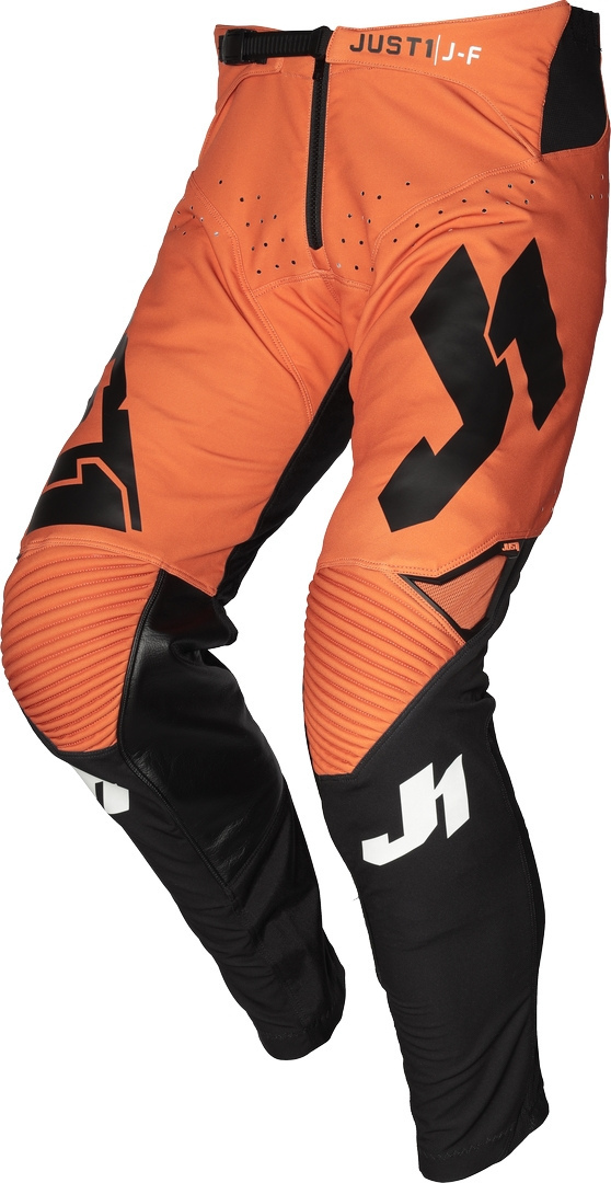 Just1 J-Flex Youth Motocross Pants, black-orange, Size 44, black-orange, Size 44