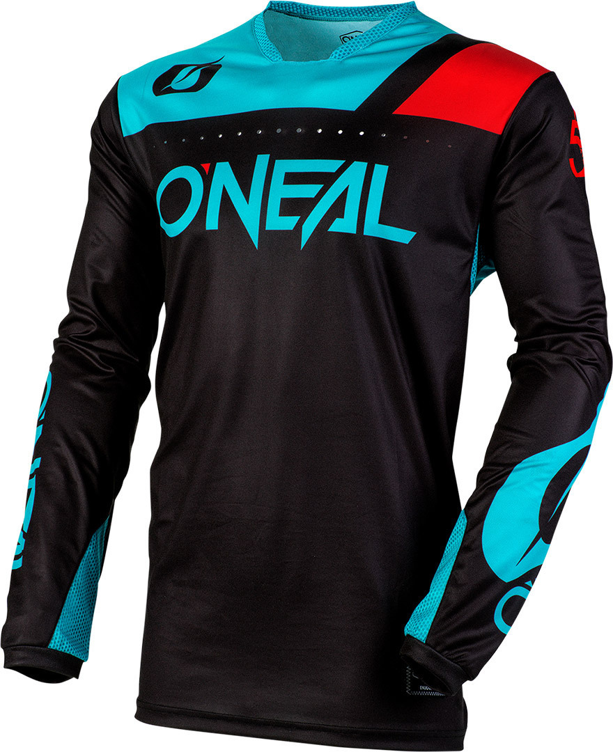 Oneal Hardwear Reflexx Motocross Jersey, black-blue, Size M, black-blue, Size M