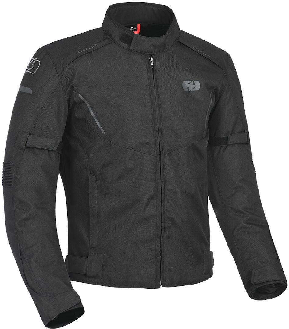 Oxford Delta Motorcycle Textile Jacket, black, Size XL, black, Size XL