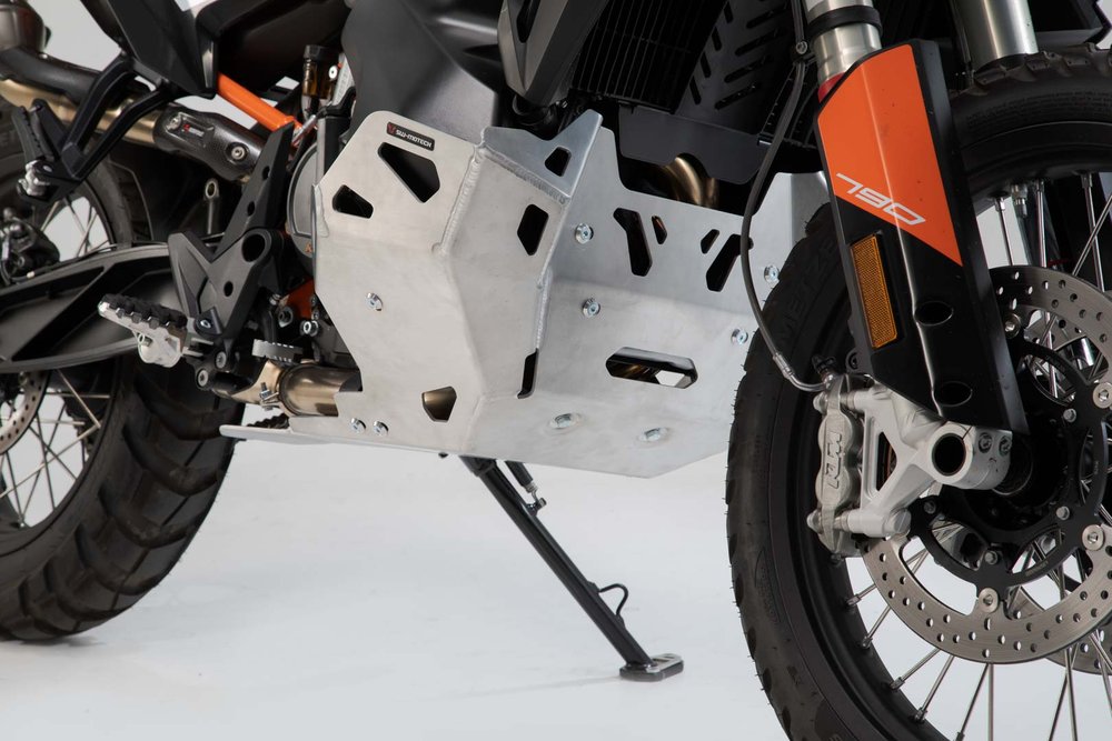 Engine guard Black/Silver - KTM 790 Adventure / R (19-) Guardia del motore Black/Silver - KTM 790 Adventure / R (19-)