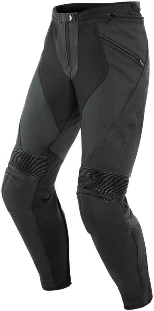 Dainese Pony 3 Pantalones de cuero de motocicleta perforada