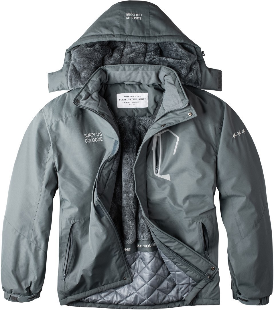 Surplus Stars Jacket, grey, Size S, grey, Size S