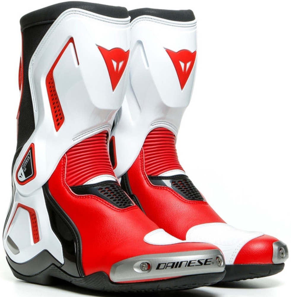 Dainese Torque 3 Out Motorcykel kängor, svart-vit-röd, storlek 44