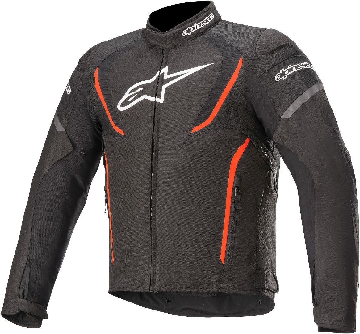 Alpinestars T-Jaws V3 Водонепроницаемый мотоцикл Текстильный куртка Черный/Красный S 