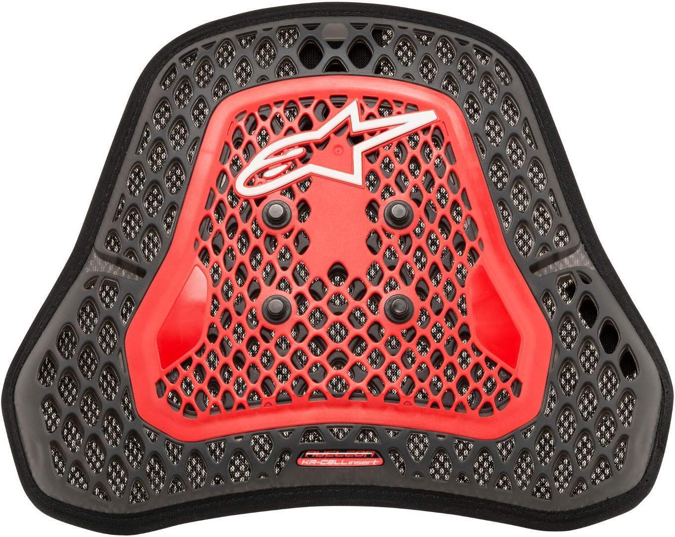 Alpinestars Nucleon KR-Cell CiS Brustprotektor, schwarz-rot, Größe L, schwarz-rot, Größe L