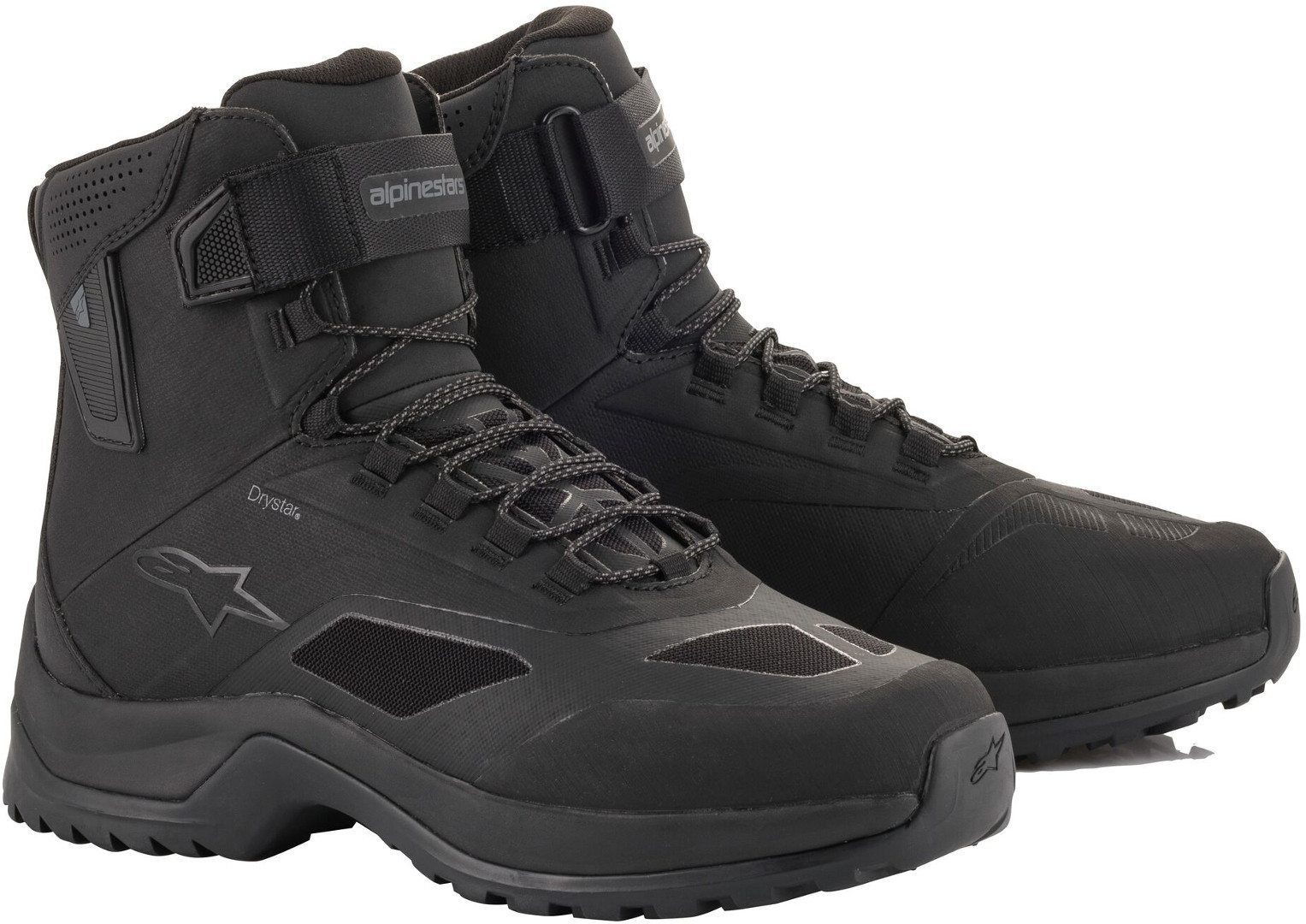 Alpinestars CR-6 Drystar Motorradschuhe, schwarz, Größe 47 48, schwarz, Größe 47 48