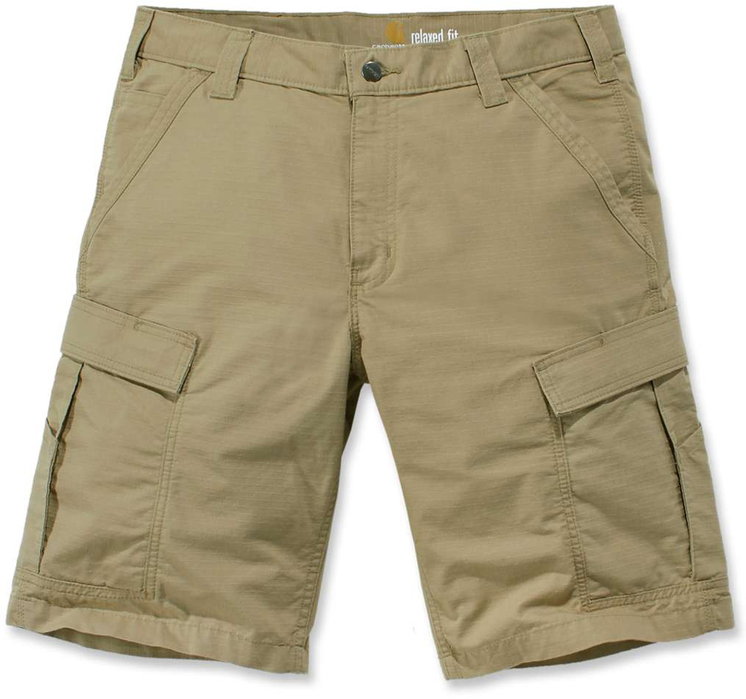 Image of Carhartt Force® Broxton Cargo pantaloni corti, verde-marrone, dimensione 30