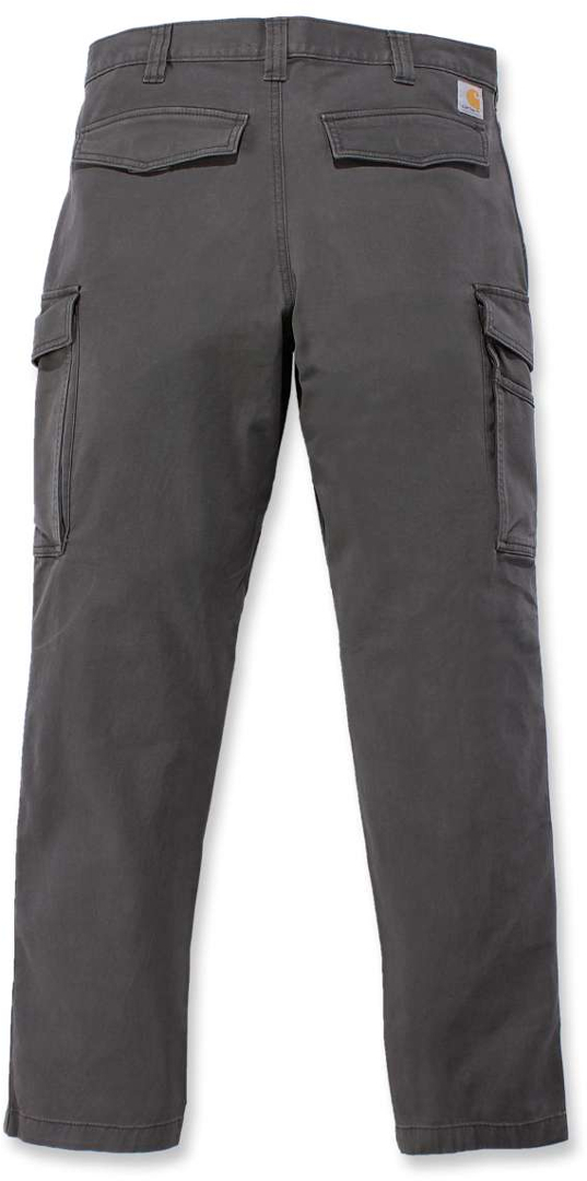Side view of Carhartt Rigby Cargo Pants, grey, Size 40 for Men