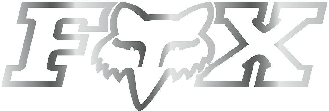 FOX F-Head X TDC 28 Mærkat, guld-sølv