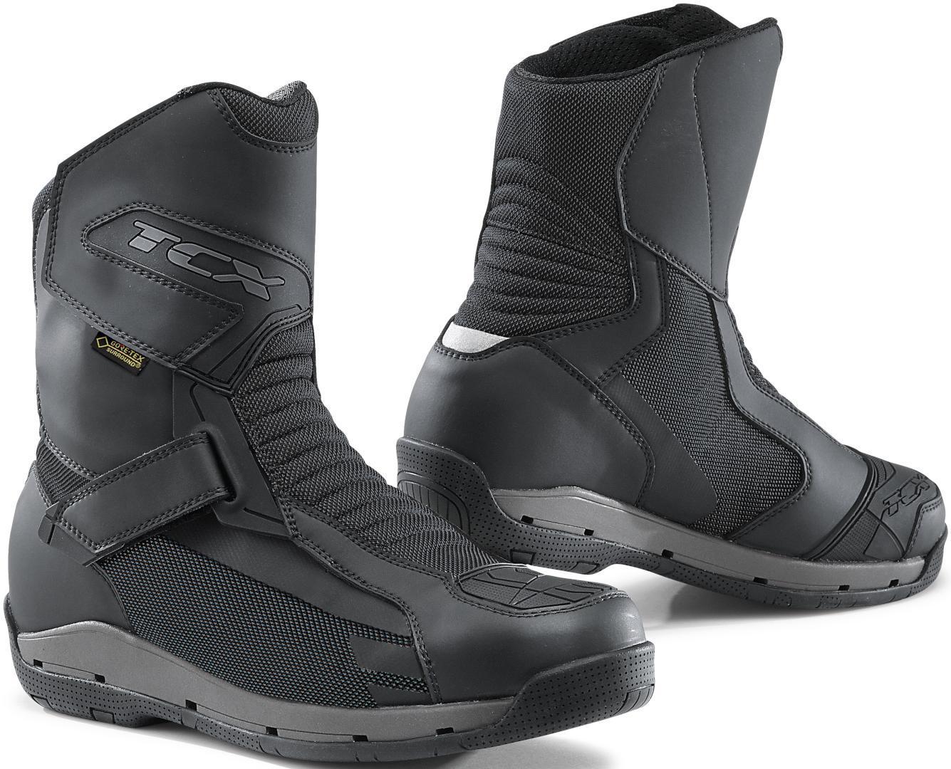 TCX Airwire Surround Gore-Tex Motorcycle Boots, black, Size 47, black, Size 47