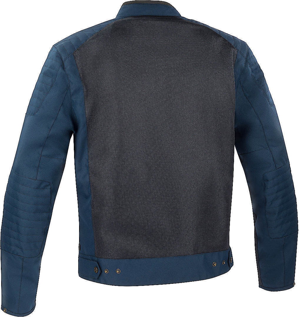 Side view of Segura Oskar Motorcycle Textile Jacket, blue, Size 3XL for Men