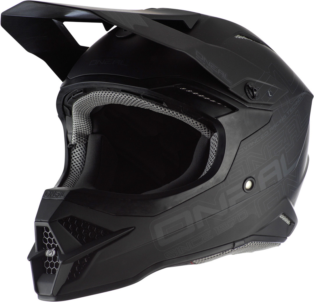 Oneal 3Series Flat 2.0 Motocross Helmet, black, Size XS, black, Size XS