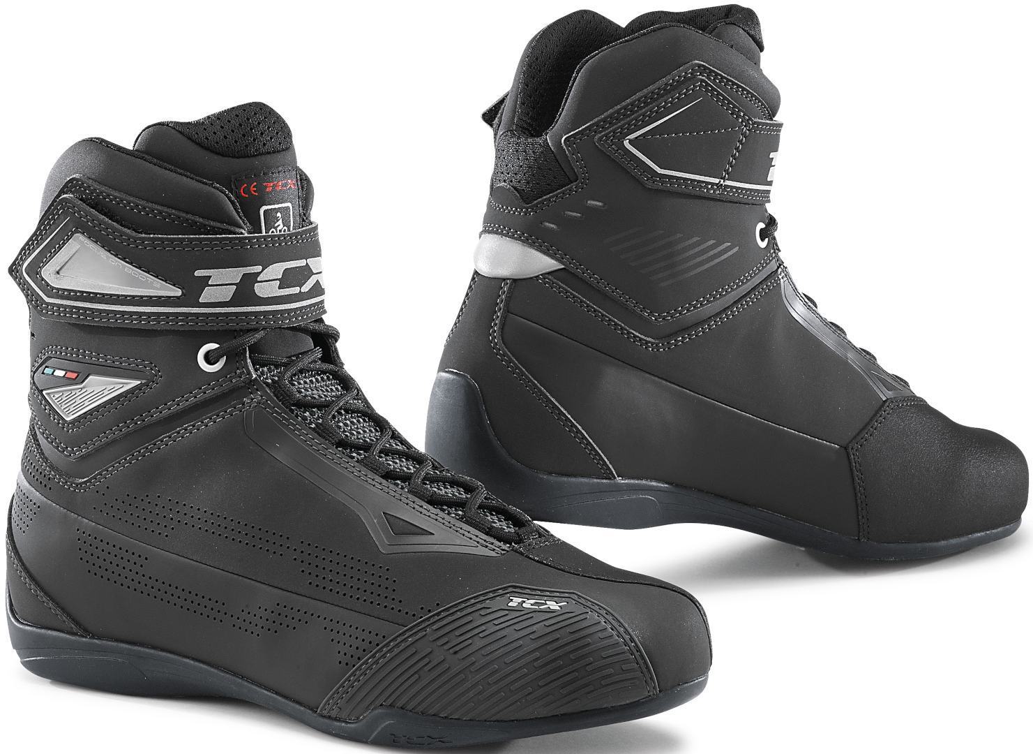 TCX Rush 2 Air perforated Motorcycle Shoes, grey, Size 37, grey, Size 37