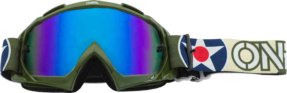 Oneal B-10 Warhawk Iridium Motocross Brille